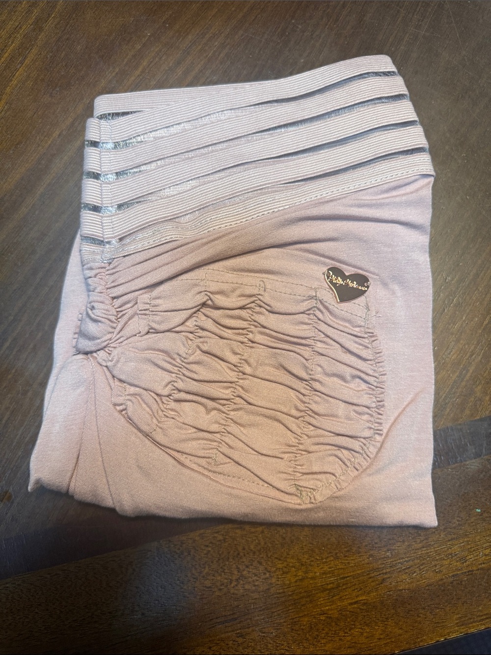Cute Booty Lounge Dusty Rose Leggings with Ruched Back